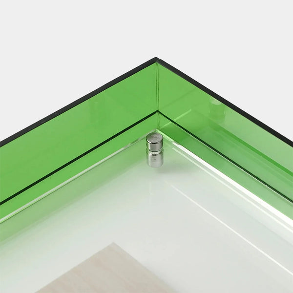 Modern Acrylic Modern Coloured Acrylic Picture Frames - Green, Blue, Yellow, Red, Grey, Orange