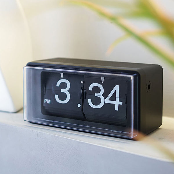 Modern Retro Table Flip Clocks - Gold, Silver, Black & White