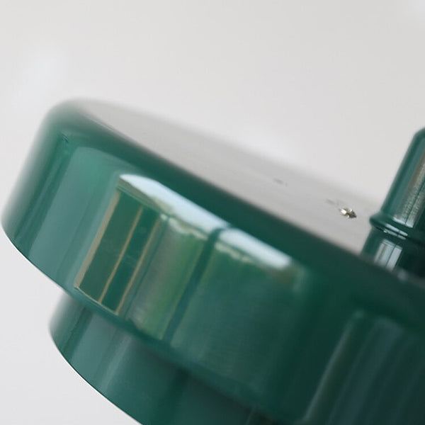 Mid Century Modern Tiered Pendant Lights - Orange, Green & White