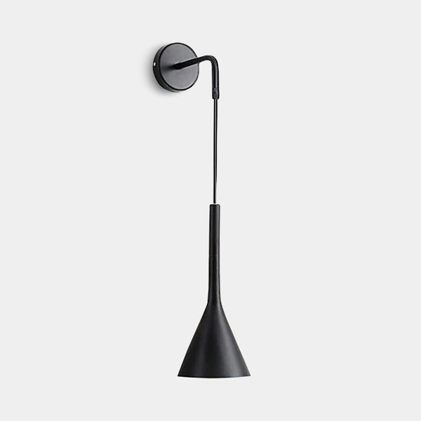 Contemporary bedside hanging pendant wall lights - Black, White, Grey