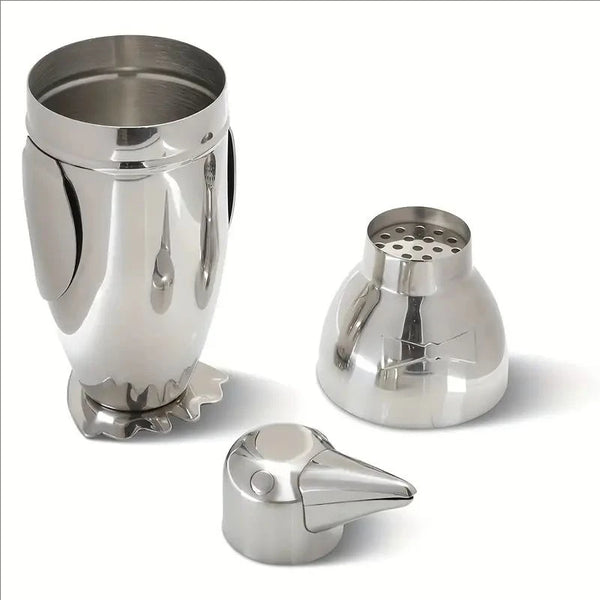 500ml Stainless Steel Penguin Cocktail Shaker 