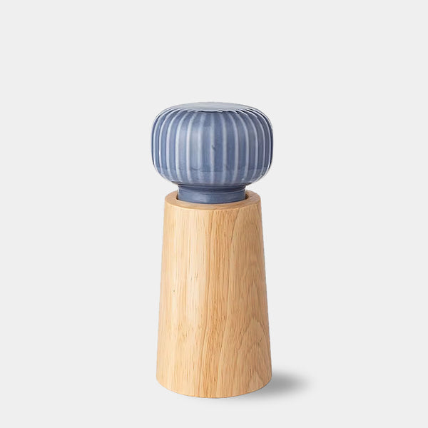 Ceramic Salt & Pepper Grinders - Blue & White - Small & Large