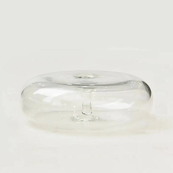 Colour Glass Incense Holders - Orange, Blue, Grey & Clear