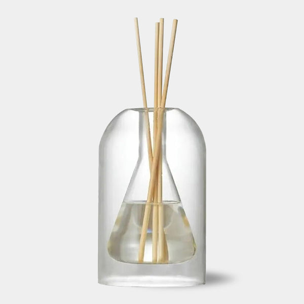 Contemporary Glass Diffuser Bottles - Small 130ml & Large 200ml - Triangle & Round