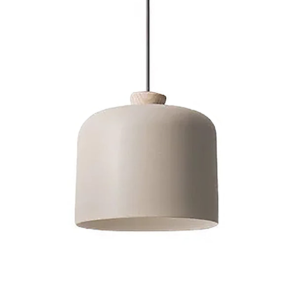 Greige Metal Pendant Lights - Small & Large - Orange, Grey, White, Black