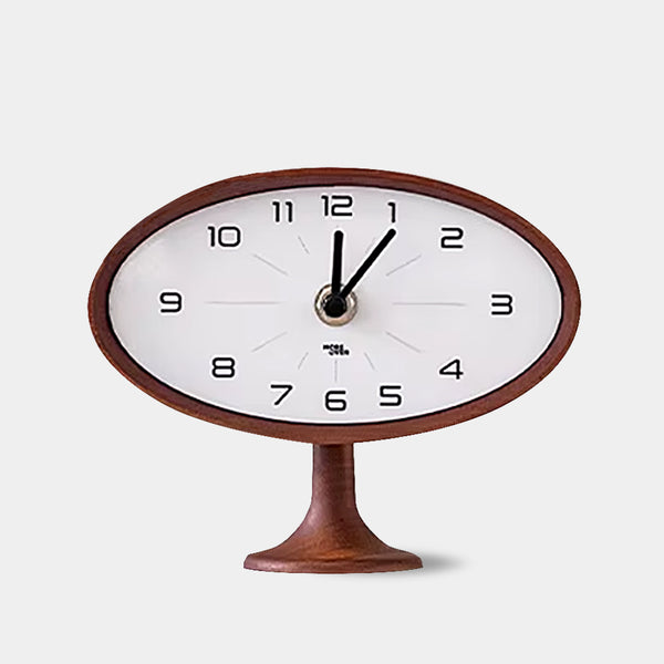 Wooden Astro Table Clock - Mid Century Modern Design