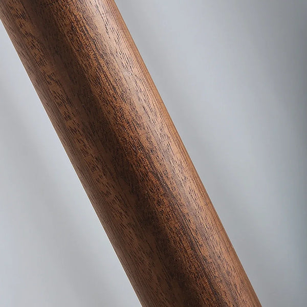 Mid Century Modern Wooden Suspension Tube Pendant Lights