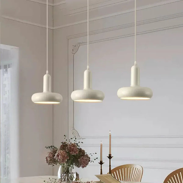 Weimar Pendant Chandelier Lights - White & Green - Straight & Round