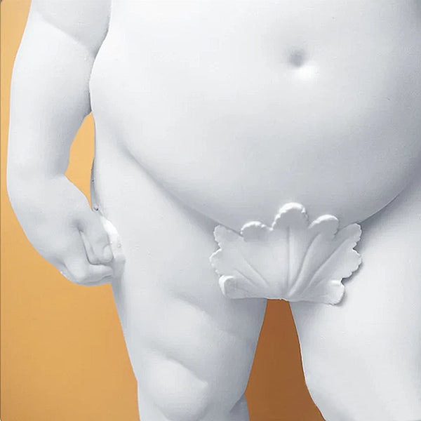 Modern Art Fat Michelangelo's David Statue 35cm
