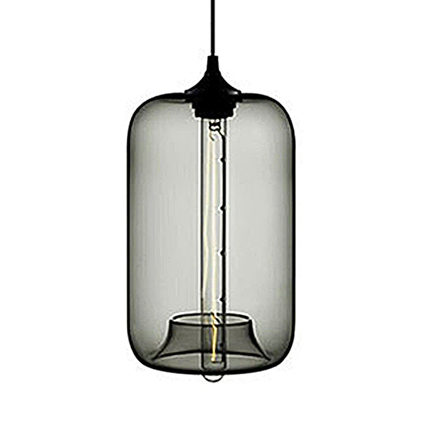 Mid Century Modern Glass Rectangular Pendant Lights - 7 Colours