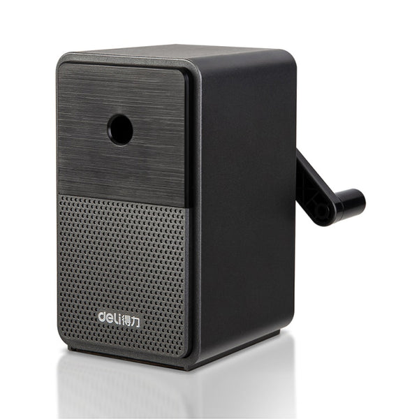 Modern Retro Desktop Pencil Sharpener - Brown, Black