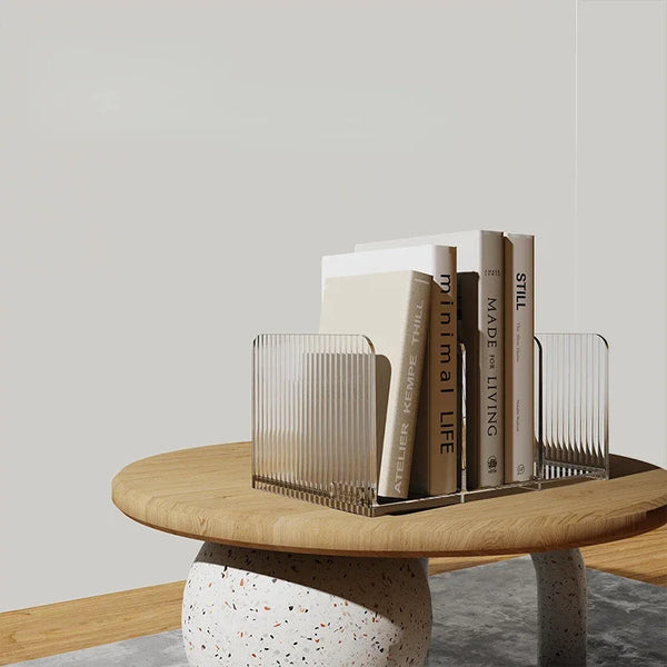 Modern Desktop Perspex Book Stands - Green, Orange, Grey & Clear