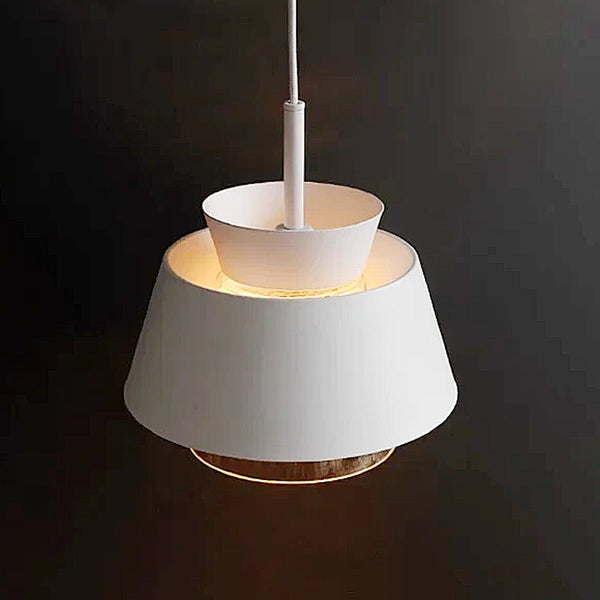 Moderno Metal & Glass Pendant Lights - Black & White
