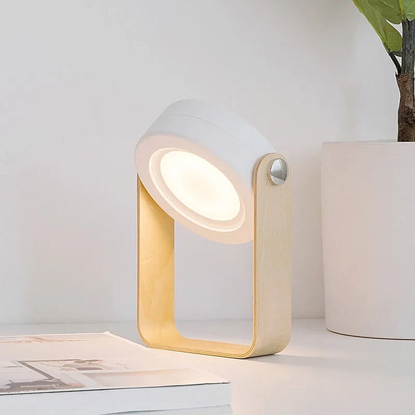 Modern Portable USB Lamp - Grey & White
