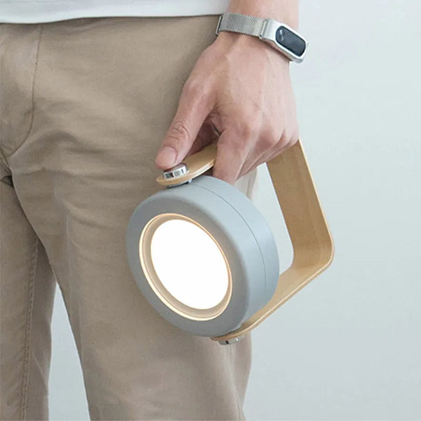 Modern Portable USB Lamp - Grey & White