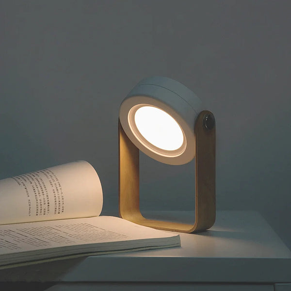Modern Portable USB Lamp - Grey & White