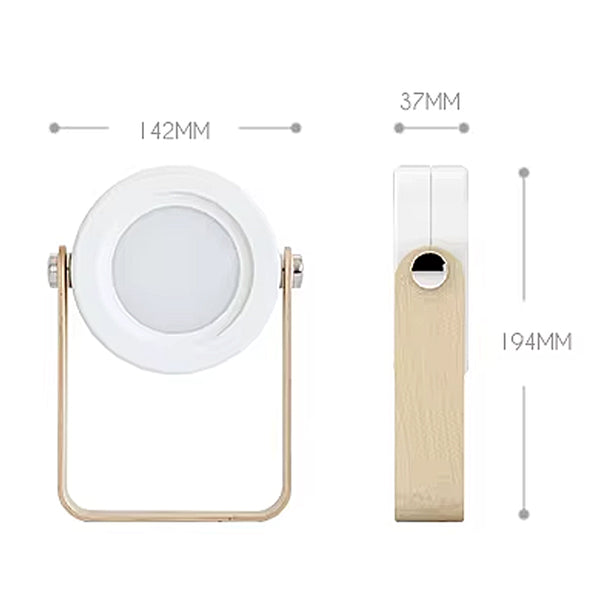 Modern Portable USB Lamp - Grey & White