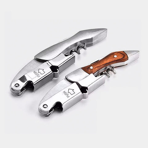 Waiters Professional Stainless Steel & Wood Corkscrews