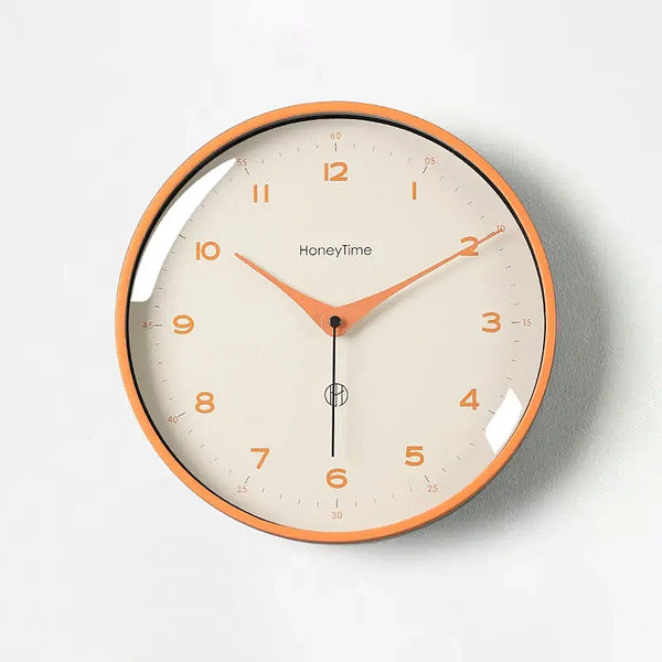 Modern Colour Palette Wall Clocks - Blue, Pink, Orange, Black White - 25cm & 30cm