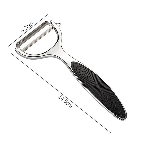 2 Piece Straight & Y Peeler Set - Zinc & Stainless Steel 