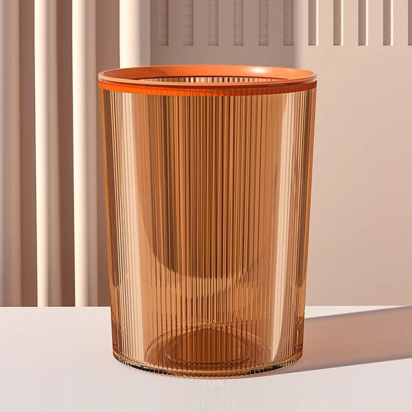 Acrylic waste bins