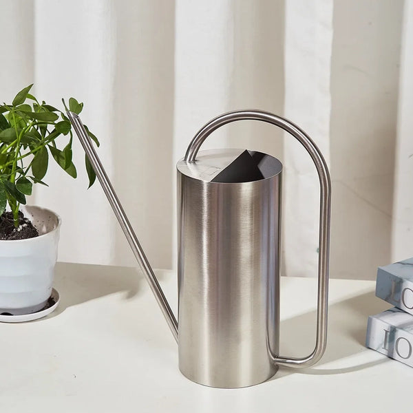 Contemproary Indoor 1.5L Stainless steel Watering Cans - Black, Silver & Gold