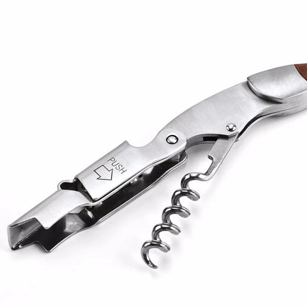 Waiters Professional Stainless Steel & Wood Corkscrews