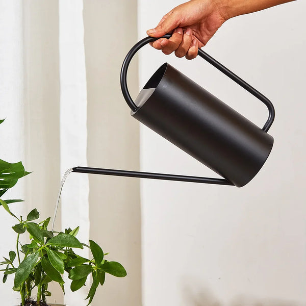 Contemproary Indoor 1.5L Stainless steel Watering Cans - Black, Silver & Gold