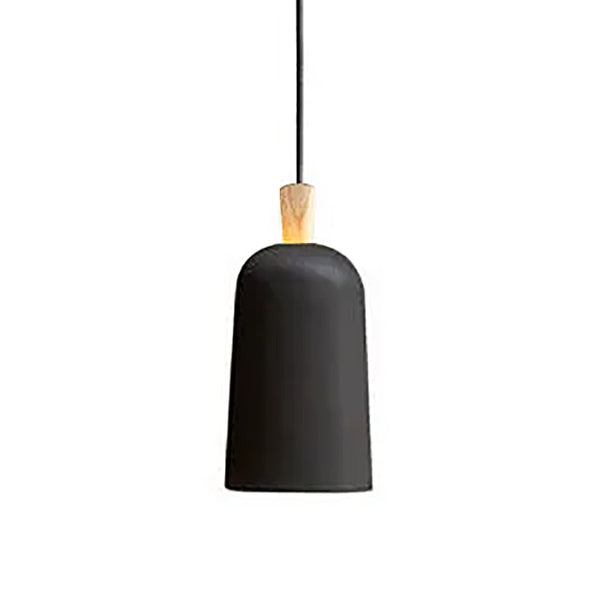 Greige Metal Pendant Lights - Small & Large - Orange, Grey, White, Black