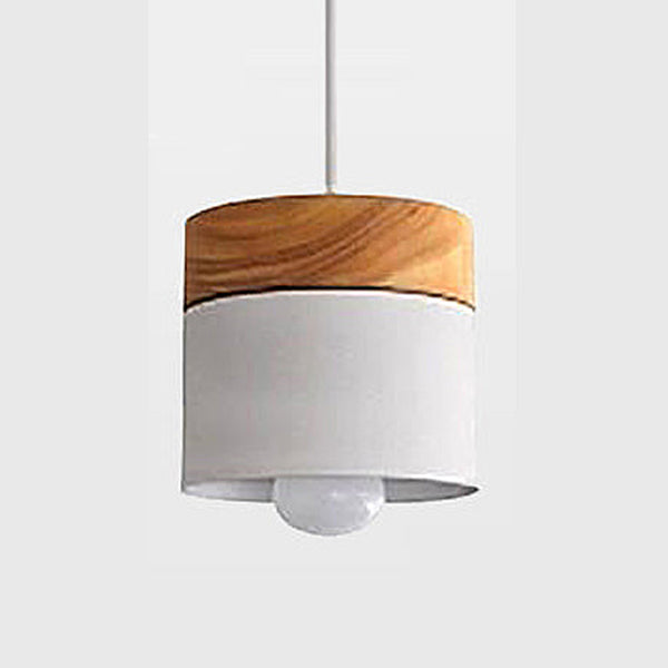 Modern scandi café pendant lights - Grey, White, Yellow