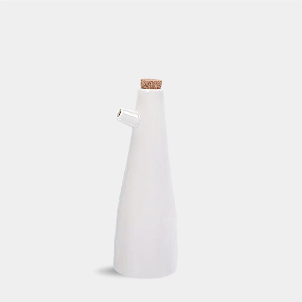 White Ceramic Oil & Vinegar Bottles - 250ml & 330ml