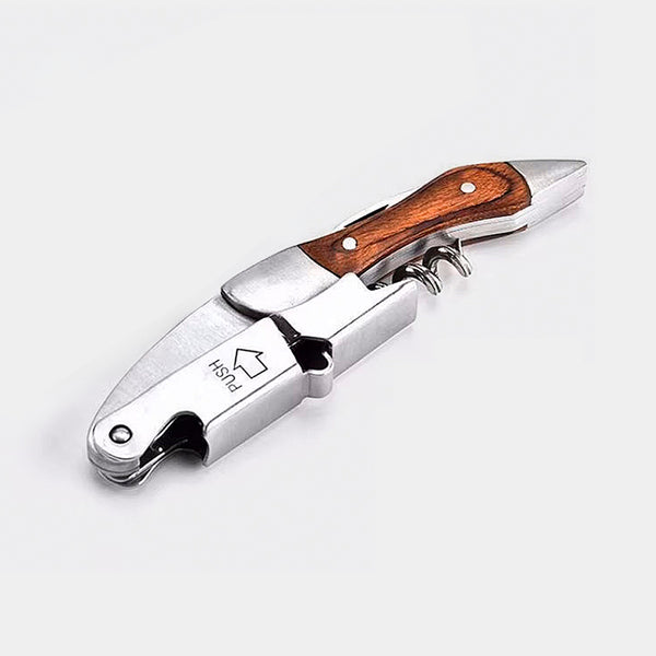 Waiters Professional Stainless Steel & Wood Corkscrews