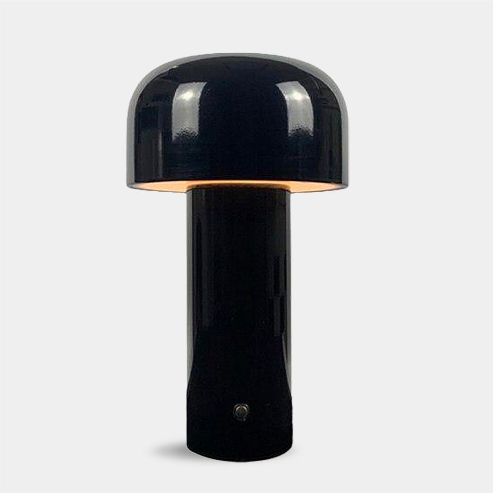 Portable Rechargable Mushroom Table Lamp - Black, Grey, White, Red