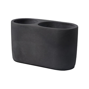 Contemporary Stylish Concrete Desk Top Pen Holder - Pink, Grey, White