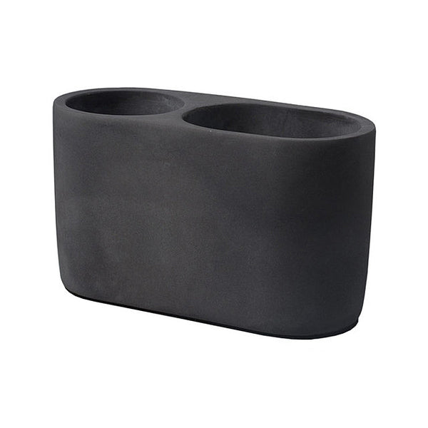 Contemporary Stylish Concrete Desk Top Pen Holder - Pink, Grey, White