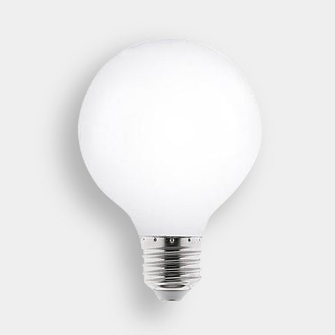 E27 LED milky globe bulbs - G80 G95 G125 - Warm & Cool White