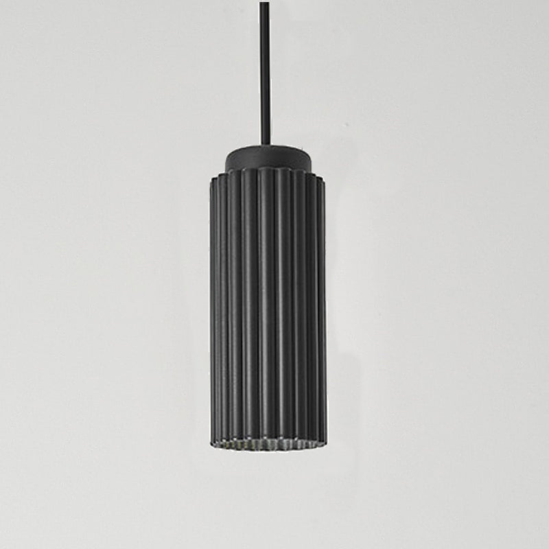 Fluted Colour Pendant Lights Black White Blue Yellow Pink Make Space For This