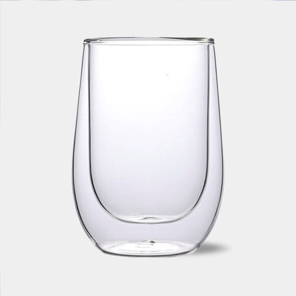 Contemporary Double Wall Colour Glass Tumblers - 200ml, 300ml, 400ml