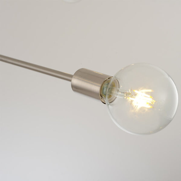 Mid Centiury Modern Sputnik Ball Chandelier - 10 Lights - Nickel, Gold, Black