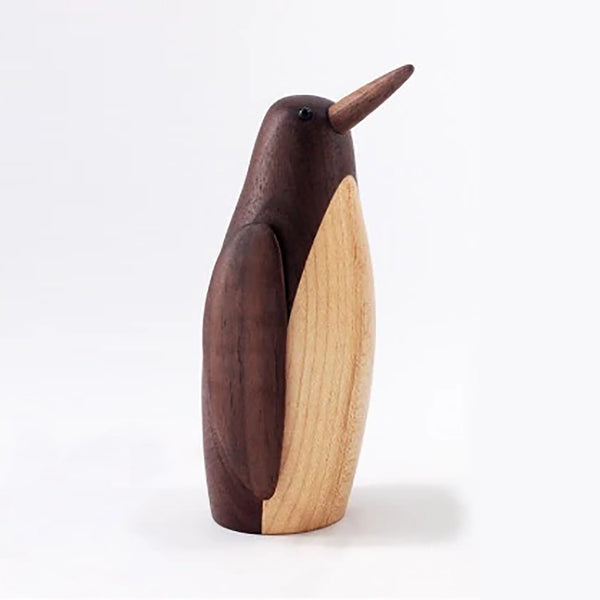 Mid Century Modern Wooden Penguins - Small & Large Figures