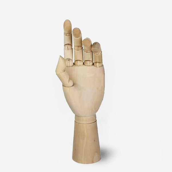 Wooden artists mannequin hands - Small, Medium and Large - Left and Right