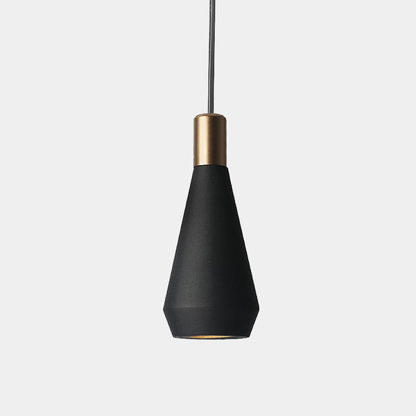 Melrose Black & Gold Metal Modern Minimalist Ceiling Pendant Light