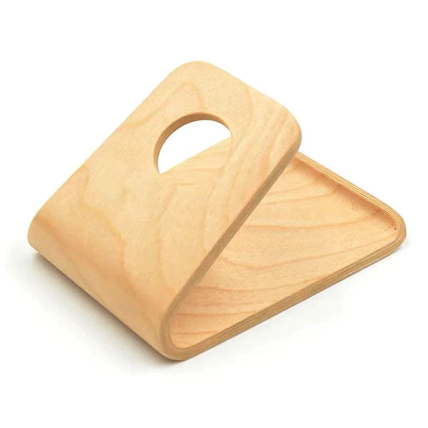 Modern Wooden Mobile Phone Holder - Maple & Walnut Plywood
