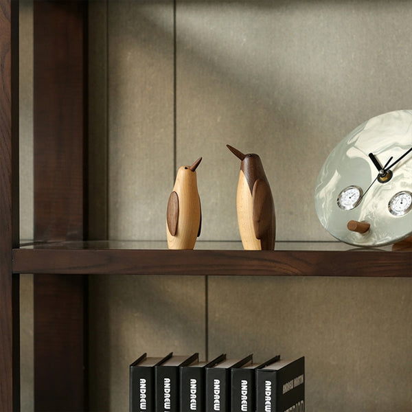 Mid Century Modern Wooden Penguins - Small & Large Figures