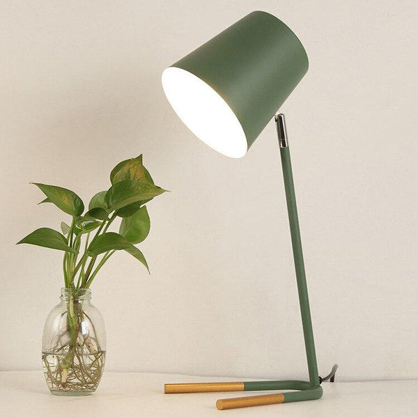 Modern Minimalist Colour Table Lamps - Grey, White, Pink, Yellow, Green