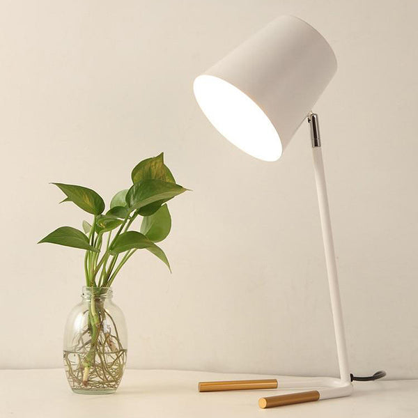 Modern Minimalist Colour Table Lamps - Grey, White, Pink, Yellow, Green