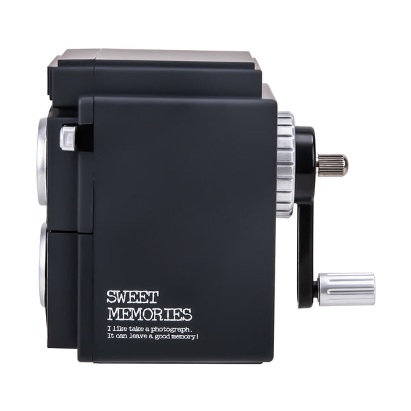 Modern Retro Vintage Style Camera Pencil Sharpener