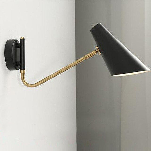 Modern bedroom living room hoxton wall lights - Black, White, Gold