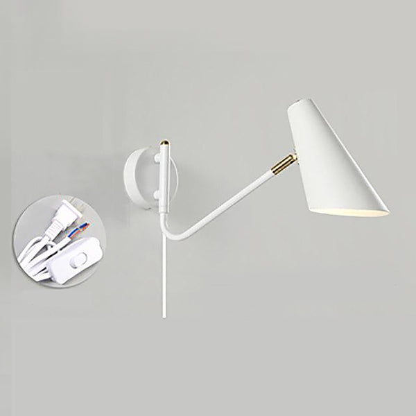 Modern bedroom living room hoxton wall lights - Black, White, Gold