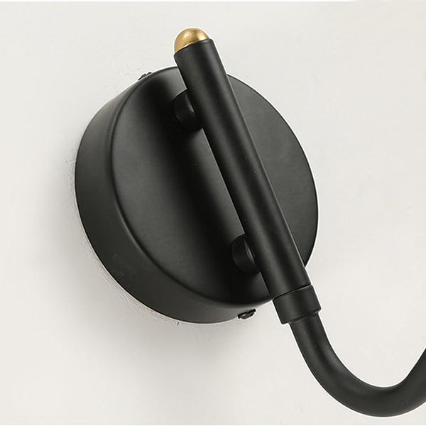 Modern bedroom living room hoxton wall lights - Black, White, Gold